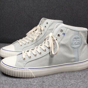 Share PF Flyers Center Hi Mirage Gray Blue High Top Shoes Sneakers Mens Size 11.